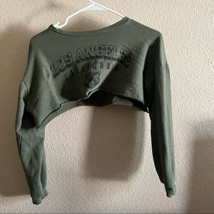 Crop sweater